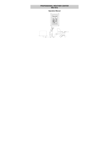 La Crosse Technology WS-1610 Operation Manual | Manualzz La Crosse Technology WS-1610 Operation Manual | Manualzz