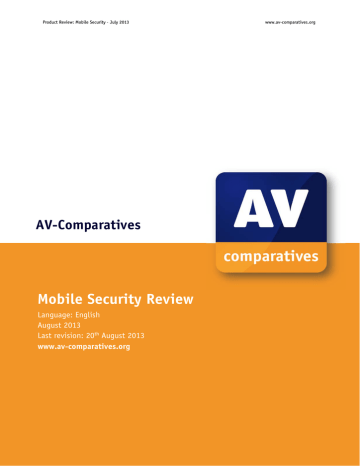 ESET MOBILE ANTIVIRUS User manual ESET MOBILE ANTIVIRUS User manual