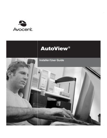 Avocent AUTOVIEW SWITCH User guide | Manualzz Avocent AUTOVIEW SWITCH User guide | Manualzz