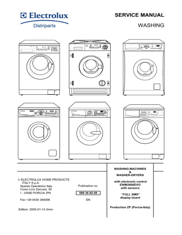 Electrolux EWM2000evo User manual Electrolux EWM2000evo User manual