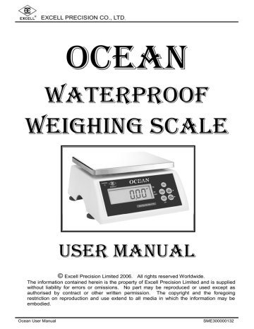 Excell Ocean User manual Excell Ocean User manual