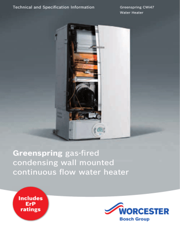Bosch GREENSPRING CWi47 Datasheet Bosch GREENSPRING CWi47 Datasheet