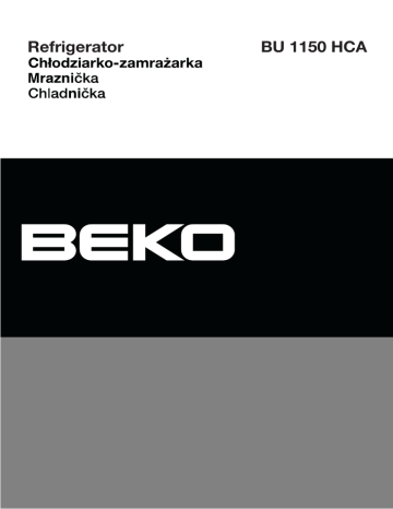 Beko BU 1150 HCA Instruction manual | Manualzz