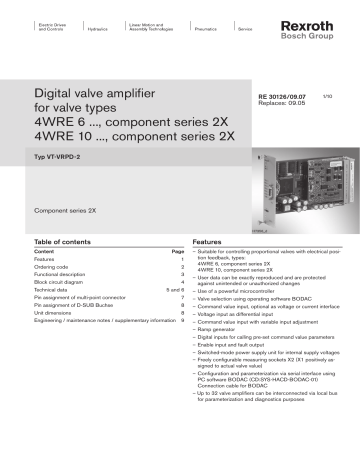 Bosch VT-VRPD-2 User manual Bosch VT-VRPD-2 User manual