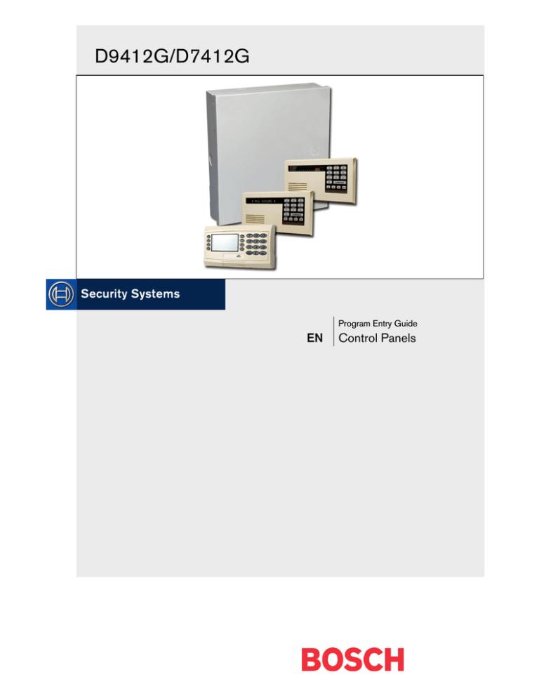 Bosch D9210B Installation guide Bosch D9210B Installation guide