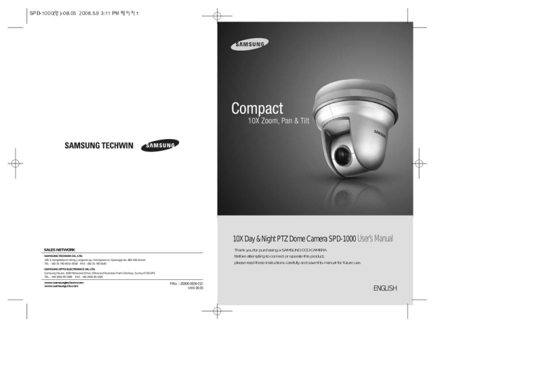 Samsung STH-1000PO User's manual Samsung STH-1000PO User's manual