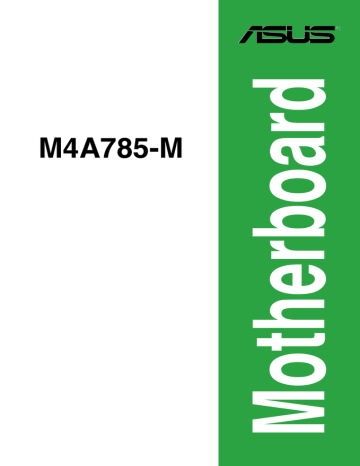 Asus M4A785-M - Motherboard - Micro ATX Specification Asus M4A785-M - Motherboard - Micro ATX Specification