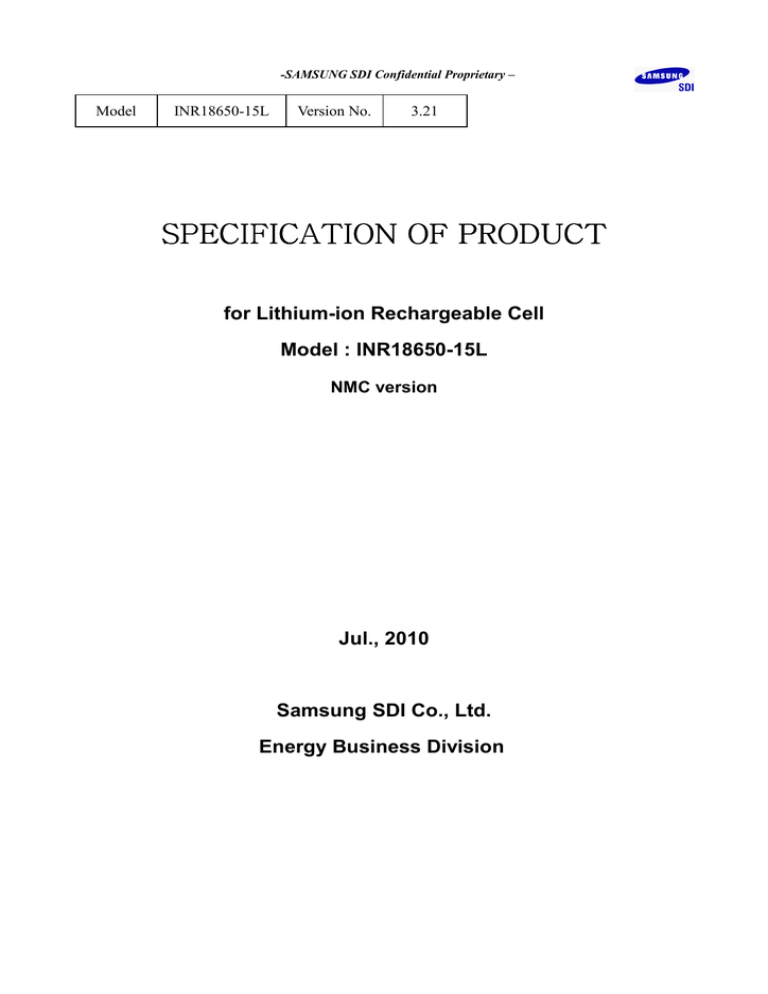 Samsung 100705 Specification Samsung 100705 Specification