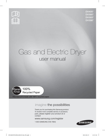 Samsung DC68-03021F-06 User manual Samsung DC68-03021F-06 User manual