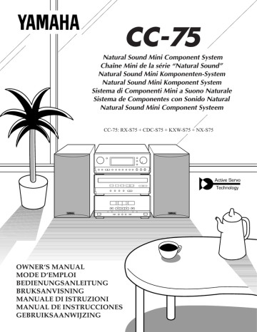 Yamaha CC-75 Owner's manual Yamaha CC-75 Owner's manual