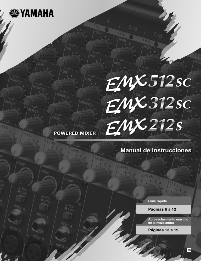 Yamaha EMX512SC User manual Yamaha EMX512SC User manual