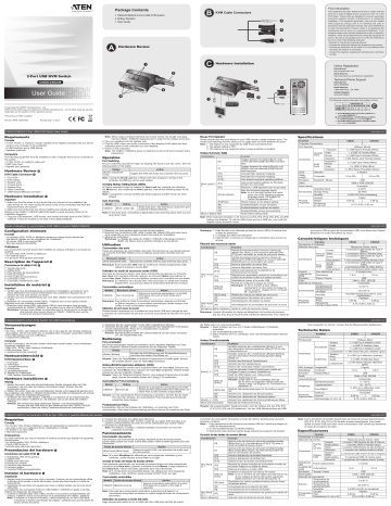 ATEN CS-62U User manual ATEN CS-62U User manual