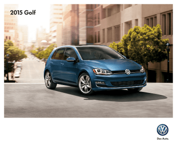 Volkswagen | GOLF - | User manual | this Golf brochure | Manualzz