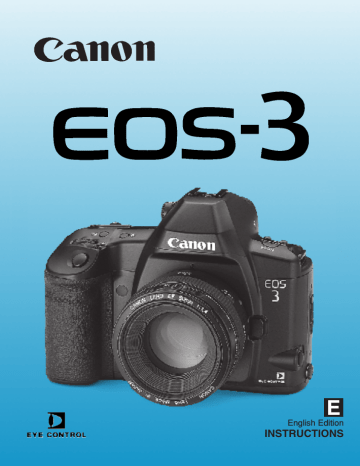 Canon EOS-3 Troubleshooting guide Canon EOS-3 Troubleshooting guide