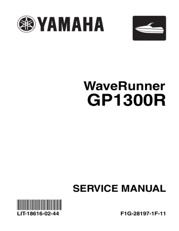 Yamaha WaveRunner GP1300R Service manual | Manualzz