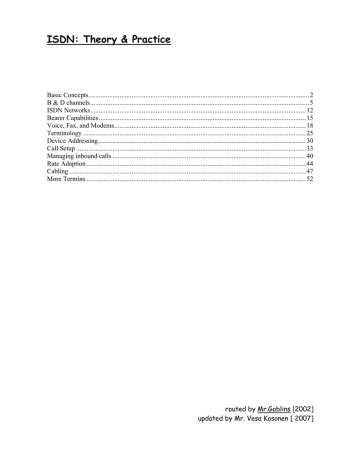 Eicon Networks ISDN NT1 Specification Eicon Networks ISDN NT1 Specification
