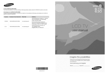 Samsung LN40C610 Specifications | Manualzz