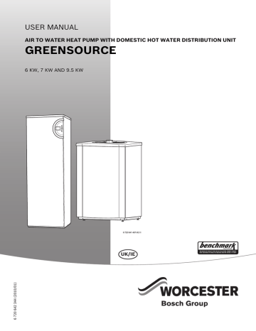 Bosch DOMESTIC HOT WATER HEAT PUMP User manual Bosch DOMESTIC HOT WATER HEAT PUMP User manual
