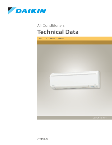 Daikin | CTXU35G2V1B | User manual | Technical Data | Manualzz