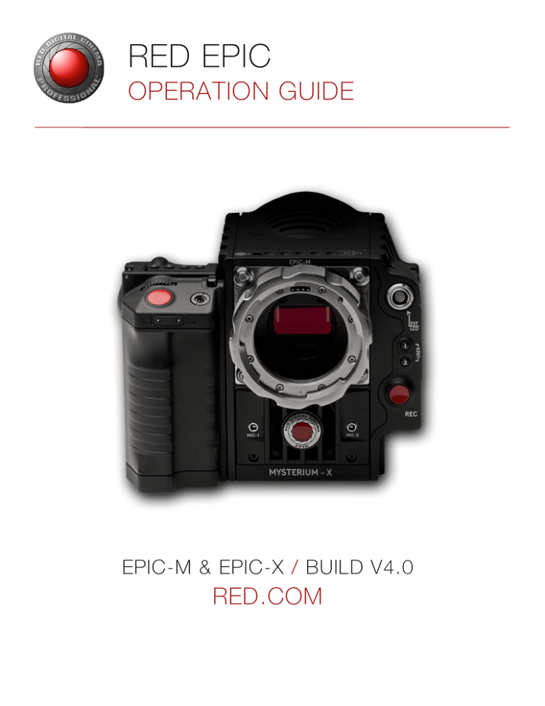 Red.com Redmag 1.8' SSD System, Epic 4.0 Specification Red.com Redmag 1.8' SSD System, Epic 4.0 Specification