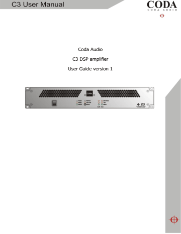 Coda C3 User guide | Manualzz