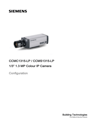 Siemens CCMX1315-LP Specifications | Manualzz