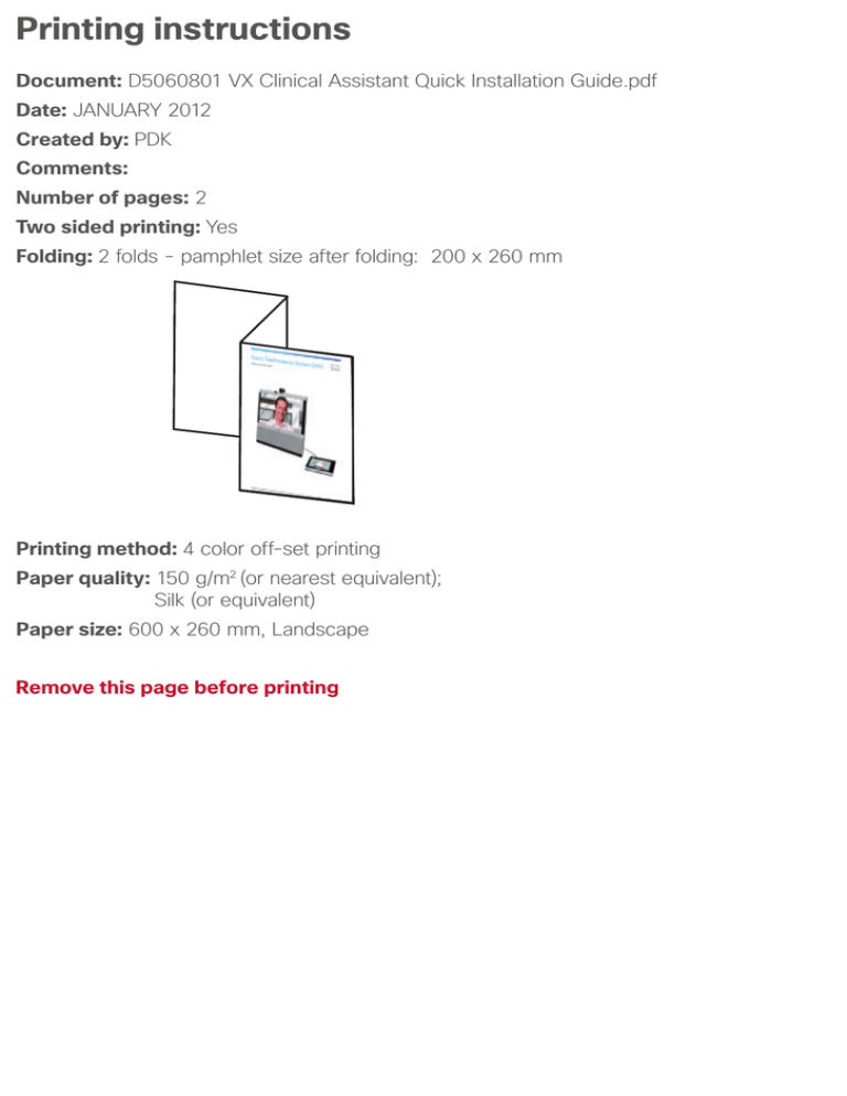 Cisco TelePresence VX Clinical Assistant Installation guide Cisco TelePresence VX Clinical Assistant Installation guide