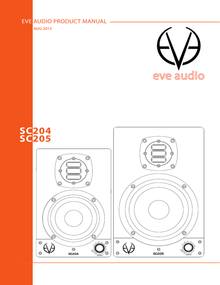 Eve Audio TS108 User manual Eve Audio TS108 User manual