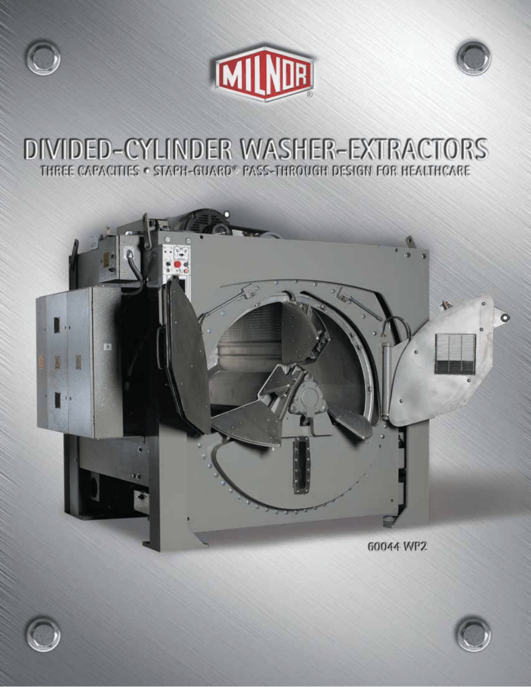 Milnor 72044 WP2 User manual Milnor 72044 WP2 User manual