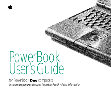 Apple Duo 270C Laptop User`s guide | Manualzz Apple Duo 270C Laptop User`s guide | Manualzz