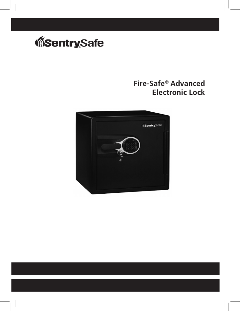 SentrySafe Fire-Safe User manual SentrySafe Fire-Safe User manual