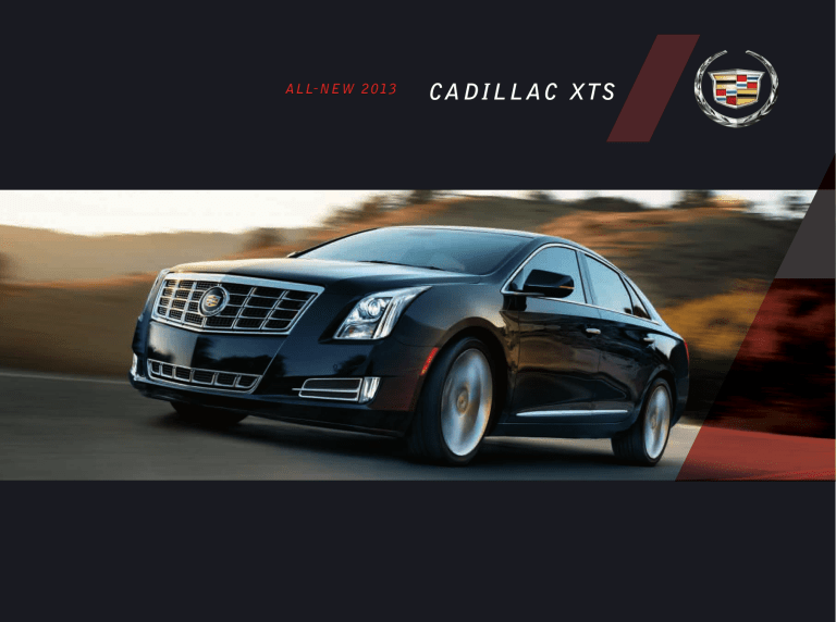 Cadillac 2013 XTS User manual Cadillac 2013 XTS User manual