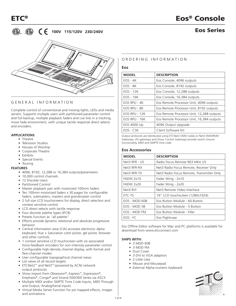 Console House CSK 2 Mode User manual Console House CSK 2 Mode User manual
