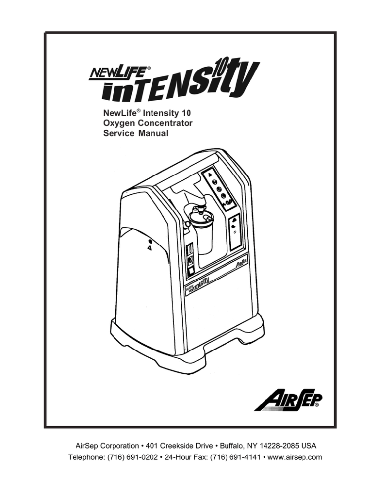 AirSep NewLife User manual AirSep NewLife User manual