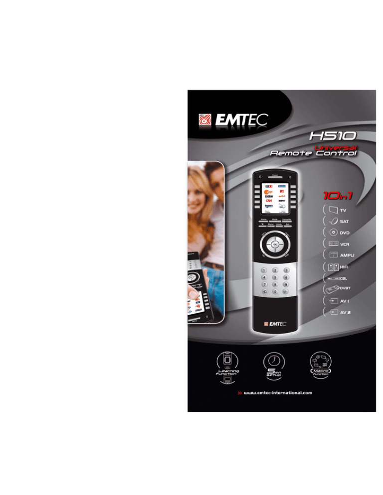Emtec H510 Owner's manual Emtec H510 Owner's manual