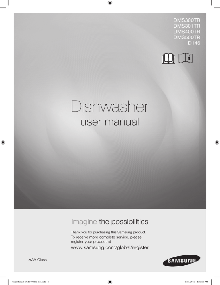 Samsung DMS500TRS, DMS301TRW, DMS301TRS, D146 User manual Samsung DMS500TRS, DMS301TRW, DMS301TRS, D146 User manual
