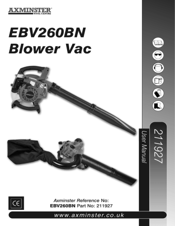 Axminster EBV260BN User manual | Manualzz