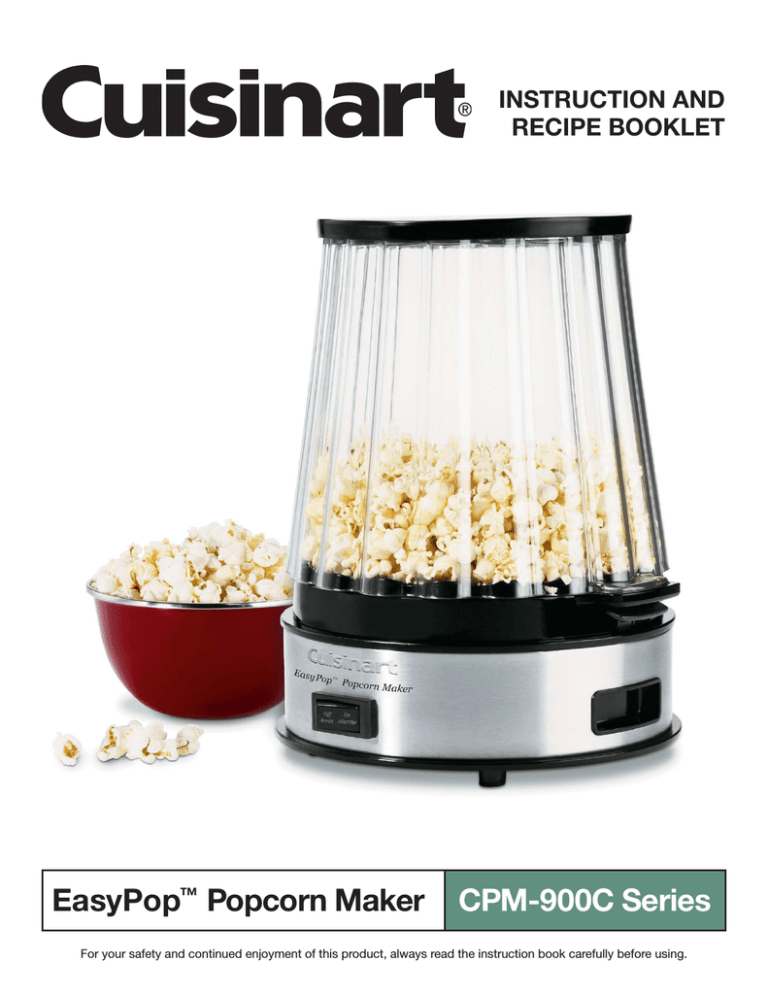 Cuisinart CPM-900C Series User manual Cuisinart CPM-900C Series User manual