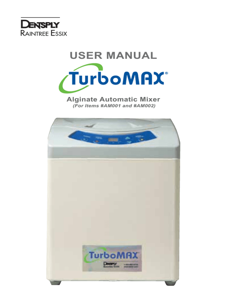 DENTSPLY 5B User manual DENTSPLY 5B User manual