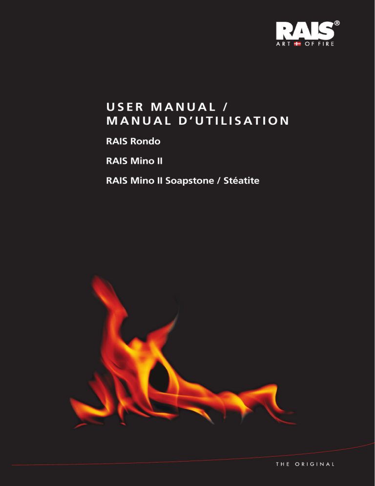RAIS RONDO User manual RAIS RONDO User manual