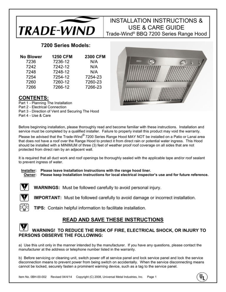 American Standard 7236L User guide American Standard 7236L User guide