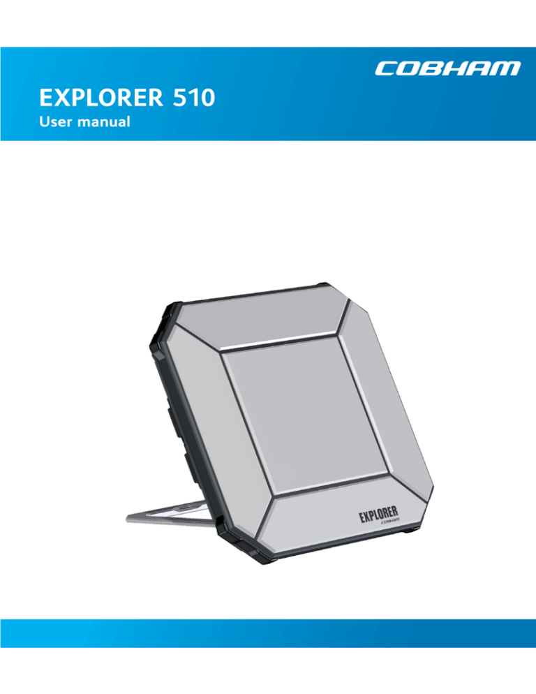 COBHAM Inline Camera Mount Broadcast Versioin User manual COBHAM Inline Camera Mount Broadcast Versioin User manual