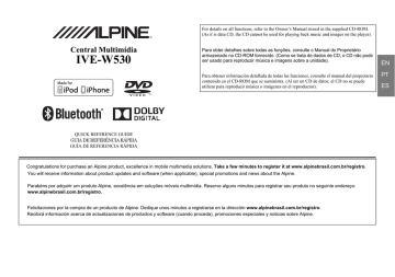 Alpine IVE-W530 Owner's manual Alpine IVE-W530 Owner's manual