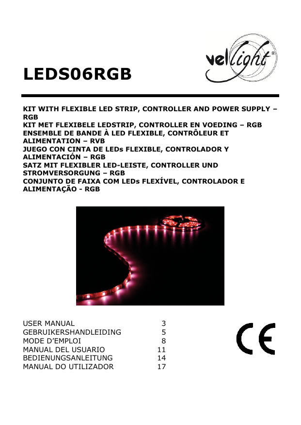 VelLight LEDS06RGB User manual VelLight LEDS06RGB User manual