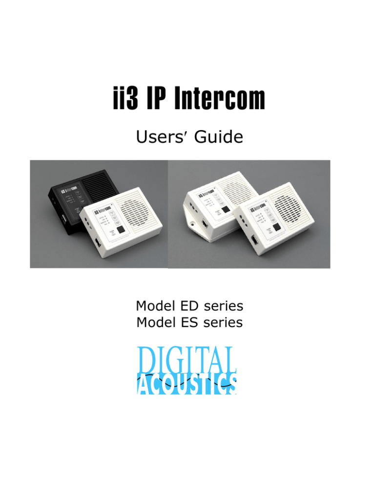 Digital Acoustics EDBx-110 Specification Digital Acoustics EDBx-110 Specification
