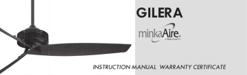 minkaAire Gilera F733 Instruction manual | Manualzz