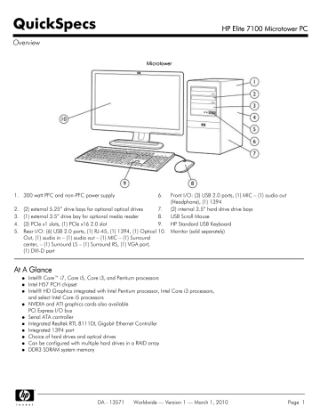 HP Elite 7100 User manual HP Elite 7100 User manual