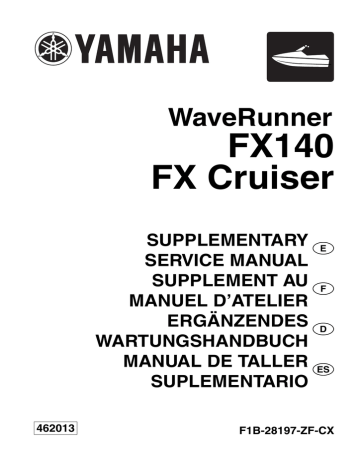 Yamaha FX140 WaveRunner 2003 User manual Yamaha FX140 WaveRunner 2003 User manual