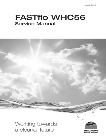 andrews Fastflo WHC56 User manual andrews Fastflo WHC56 User manual