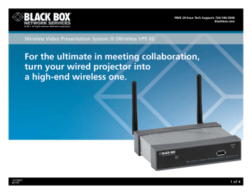 Black Box AC1132A User manual Black Box AC1132A User manual